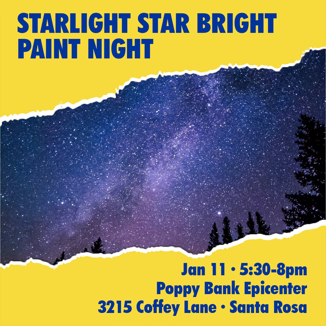 Starlight Star Bright Paint Night!