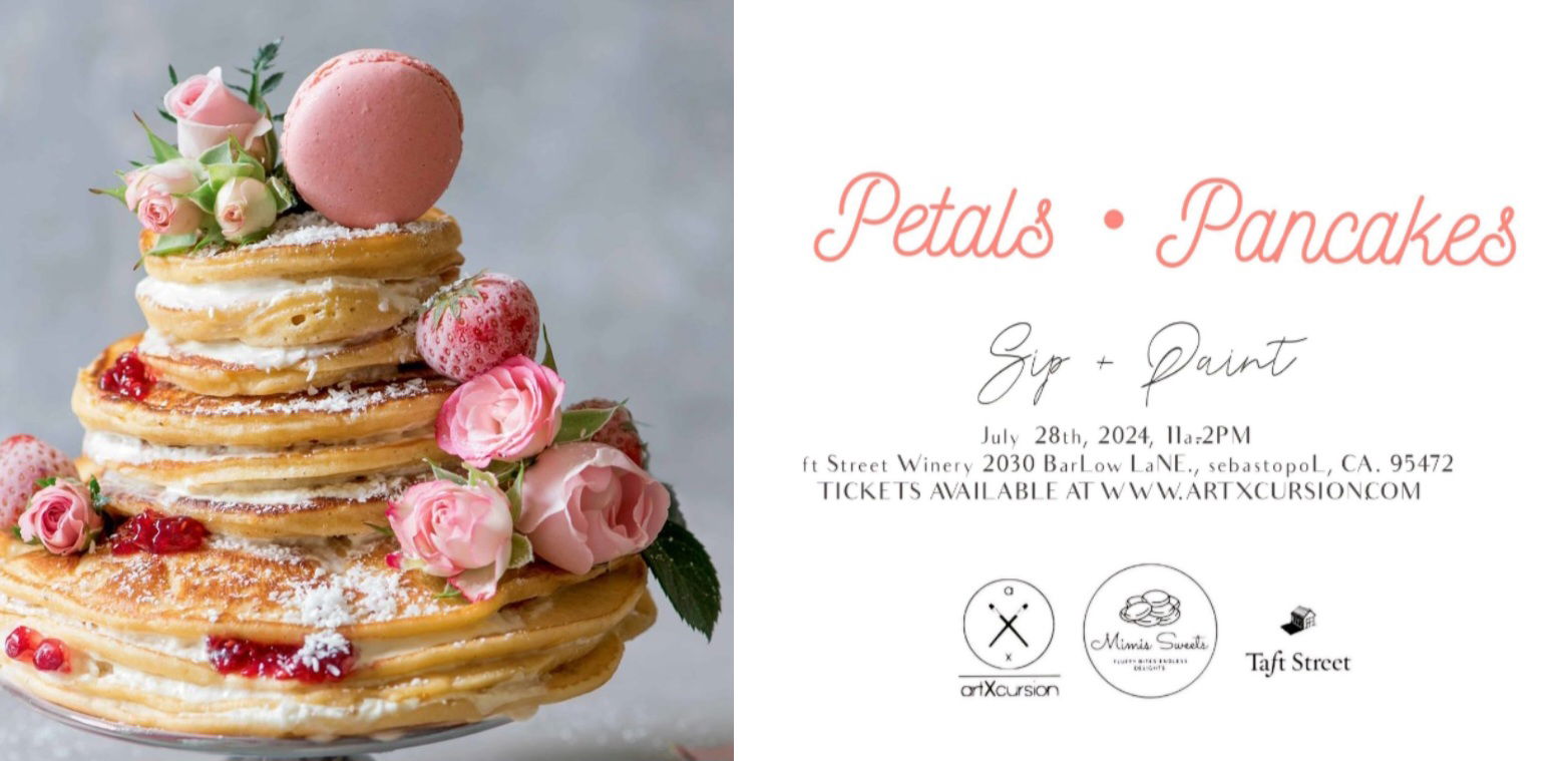 Petals • Pancakes Sip + Paint!
